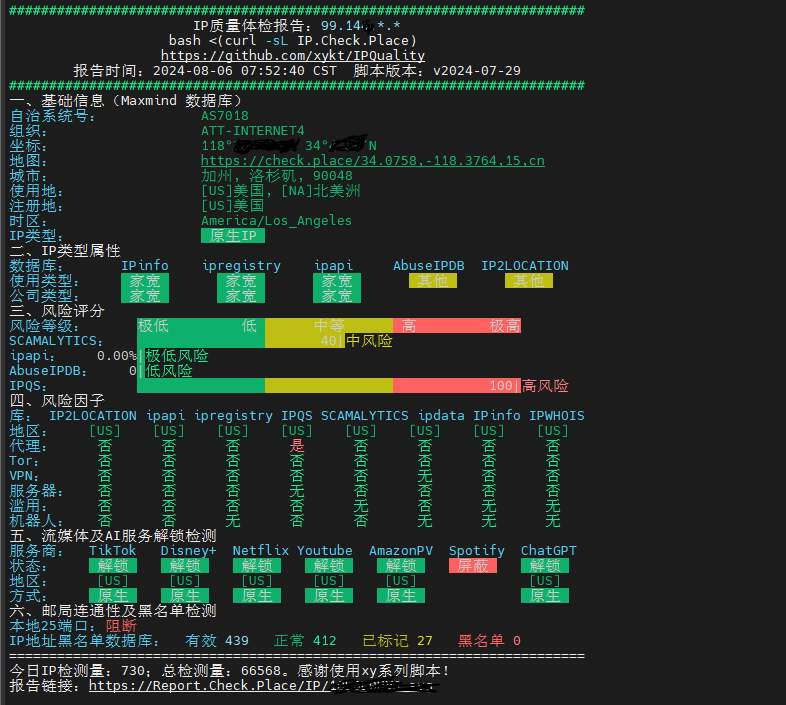 [美国VPS]  真实美国家宽VPS评测(AaIT篇）